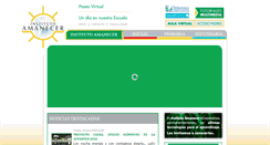 Desktop Screenshot of institutoamanecer.esc.edu.ar