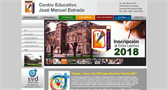 Desktop Screenshot of colegioestrada.esc.edu.ar
