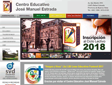 Tablet Screenshot of colegioestrada.esc.edu.ar