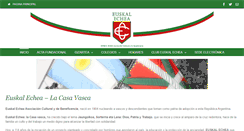 Desktop Screenshot of euskalechea.esc.edu.ar