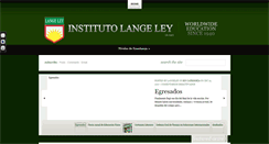 Desktop Screenshot of blog.langeley.esc.edu.ar