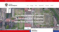 Desktop Screenshot of belgrano.esc.edu.ar
