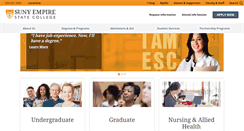 Desktop Screenshot of esc.edu